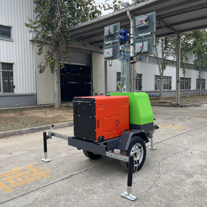 Vente directe usine : <span class=keywords><strong>Tour</strong></span> d'éclairage LED 100W à mât de 5m-9m, alimentée par moteur diesel, efficace et temporaire, avec certificat EPA CE - Product Image 6