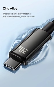 Câble <span class=keywords><strong>USB</strong></span> C <span class=keywords><strong>Baseus</strong></span> 240W pour <span class=keywords><strong>iPhone</strong></span> 17 16 15 Plus Pro Max Supercharge pour Macbook Chargeur rapide Câble de type C pour xiaomi Samsung - Product Image 6
