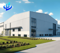 Entrepôt industriel préfabriqué en structure métallique pour le Canada avec panneaux sandwich durables et installation rapide