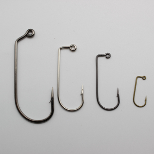 Móc câu đầu jig 90 độ thép carbon cao siêu bền có ngạnh hỗ trợ câu cá biển nước mặn PR-32786 - Product Image 1