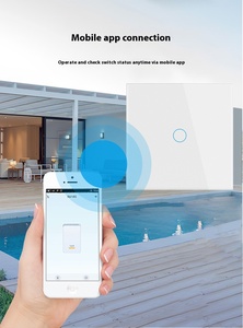 Tuya Smart OLED <span class=keywords><strong>Android</strong></span> con batería, Diseño de barra, Interruptor táctil de modo Dual, WiFi para dispositivos de hogar inteligente Zero Fire, a prueba de agua - Product Image 6