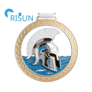 Venta al por mayor personalizado de <span class=keywords><strong>metal</strong></span> esmalte 3D único espartano casco medalla medallón medalla personalizada <span class=keywords><strong>Spartan</strong></span> Race Finisher medallas - Product Image 5