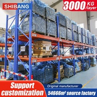 Großhandel Schwerlast-Palettenregalsystem 3000kg Tragfähigkeit Lagerregal für Industrielager