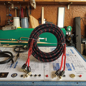 Cables <span class=keywords><strong>RCA</strong></span> de cobre chapados en oro de bajo precio, Audio estéreo, vídeo, Subwoofer coaxial, compatible con coche, venta al por mayor, Cable <span class=keywords><strong>RCA</strong></span> - Product Image 1