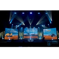 Pantalla de pared de video LED para DJ de Interior de 10 pies X 12 pies Pantalla LED P3
