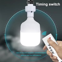 Portalámparas Inteligente E27 con Control Remoto Infrarrojo Inalámbrico, Temporizador, Interruptor AC85-265V 220V 110V, Interruptor para Casa, Habitación de Bebé, Dormitorio