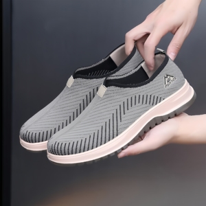 Zapatillas de Hombre Transpirables Antideslizantes de Piel Genuina con Cordones, Mocasines, Zapatos Casuales - Product Image 2