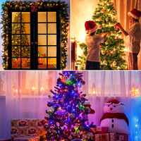 Guirlandes lumineuses LED étanches IP65 basse tension, best-seller, pour décorations de Noël en extérieur