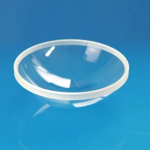 Lentille optique en verre BK7/K9 matériau transparent non revêtu sphérique lentille dôme en verre hémisphérique