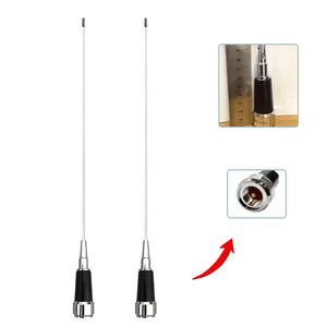 เสาอากาศวิทยุแฮมแบบ Whip สแตนเลส MC101 134-174MHz แบบตัดได้ สำหรับการสื่อสารบนยานพาหนะ - Product Image 1