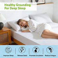Funda de Almohada Saludable para Conexión a Tierra, Antiestática y Anti-EMF, Protector de Almohada Suave y Cómodo