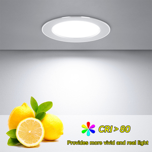 Panel LED Redondo Empotrable de 7W, Ultra Delgado, de Aluminio, de 4 Pulgadas, para Sala de Estar, Dormitorio, Oficina, Cocina, Venta al Por Mayor - Product Image 3