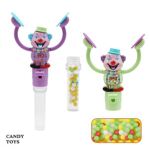 Juguete de Mano de Plástico Barato con Forma de Algodón de Azúcar, Divertido Dibujo Animado, Pequeño Regalo, Payaso que Aplauda, Caramelo Duro para Niños, Gomitas - Product Image 6