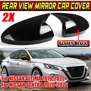 2x Car Side Rearview <b>Mirror</b> Cover Cap <b>Mirror</b> <b>Shell</b> Case Trim for NISSAN for ALTIMA 2019-2022 for SENTRA 2020-2022 <b>Mirror</b> Cover - Product Image 1