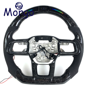 Volante de Fibra de Carbono Forjado Real con Pantalla LED de RPM Personalizada para <span class=keywords><strong>Ford</strong></span> <span class=keywords><strong>Mustang</strong></span> <span class=keywords><strong>GT</strong></span> <span class=keywords><strong>350</strong></span> 500 S550 S650 <span class=keywords><strong>Shelby</strong></span> 2024+ - Product Image 1