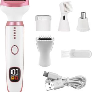 Nuevas Depiladoras para Mujer, Recortadora 5 en 1 para Cuerpo, Nariz, Cara, Cejas, Piernas y Axilas - Product Image 3