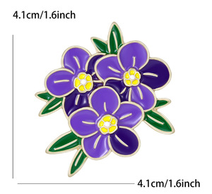 Broches de Cristal con Flores de Última Moda 2026, Botones de Diamantes de Imitación, Aleación Chapada en Oro, Personalizados, Unisex, para Uso Diario, Compromiso, Boda - Product Image 4