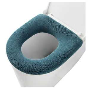 Funda para asiento de inodoro, de felpa, gruesa, impermeable, cobertura total, para uso doméstico, para las cuatro estaciones - Product Image 2