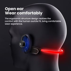 Écouteurs Bluetooth à oreille ouverte, <span class=keywords><strong>casque</strong></span> d'écoute sans fil lumineux avec lumière - Product Image 2