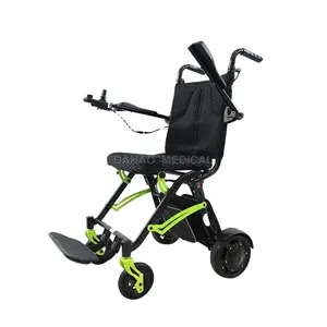 Gấp điện y tế hỗ trợ bánh xe ghế xe lăn điện cho người khuyết tật với pin lithium động cơ không chổi than