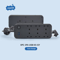 Prise de courant murale multiprise universelle USB au design moderne