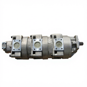 Pompe hydraulique <span class=keywords><strong>de</strong></span> remplacement haute pression à 3 étages en tandem WanXun WA600-3C pour chargeuse sur pneus Komatsu 705-56-47000 7055647000 - Product Image 1