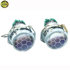 Meilleures ventes : Nouveau Bi-Xénon Visteon 2,5 et 3 pouces avec film bleu et structure nid d'abeille pour lentille de projecteur HID H4 H7, accessoires de <span class=keywords><strong>voiture</strong></span> pour la conversion - Product Image 5