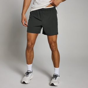 Pantalones cortos deportivos con cintura elástica para hombre con logotipo OEM, paquete de 2 pantalones cortos de entrenamiento, pantalones cortos de compresión para entrenamiento atlético para hombre - Product Image 2