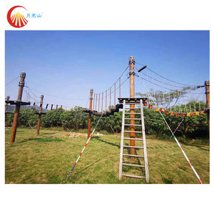 Tree Tops – équipement de terrain de jeu en plein air, Course à corde, parc d'aventure <span class=keywords><strong>avec</strong></span> fermeture éclair - Product Image 6