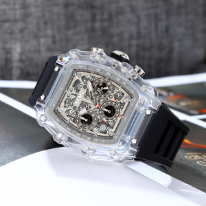 Reloj de Cuarzo Unisex Skmei 2305, Diseño Moderno Chino, Correa de Silicona, 3 Esferas, Cronómetro, Proveedor de Relojes para Exteriores - Product Image 4