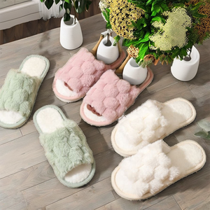 Summer/Winter Cotton Fur Platform -Anti-Slip Breathable Soft & Warm for Men & Women Indoor/Outdoor Use - Product Image 2