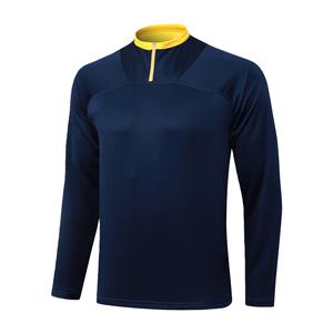 Conjunto Deportivo de Entrenamiento de Fútbol para <span class=keywords><strong>Hombre</strong></span>, Cómodo, de Media <span class=keywords><strong>Cremallera</strong></span> y Manga Larga, Personalizado por Sublimación, para Clubes Profesionales y Ligas, Ropa Deportiva Informal - Product Image 3
