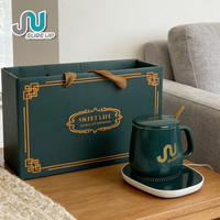 Vente en gros 55 ℃   Ensemble de tasses en céramique avec chauffage à température constante pour café, thé, souvenir, avec câble USB pour le camping et les événements