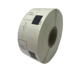 China Leverancier Groothandel DK-22.215F 29Mm * 42Mm Compatibel Direct Thermisch Label Roll