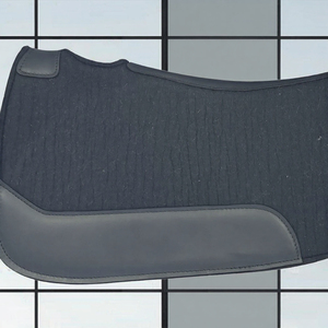 2026 Premium Extra Soft Wool Smooth Contoured Saddle <b>Pad</b> Horse Riding Customizable Satin Dressage Jumping Equine Care Cow - Product Image 3