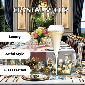 Produit chaud 2025 Antique personnalisé personnalisé fantaisie pas cher flûte à <span class=keywords><strong>champagne</strong></span> en cristal - Product Image 2