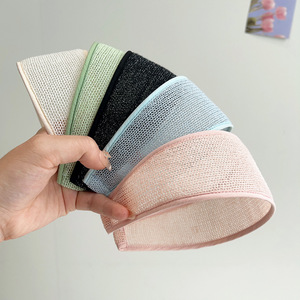 Nuova Fascia per Capelli Larga in Rete Traspirante <span class=keywords><strong>da</strong></span> Donna, Stile Coreano, per Primavera Estate, Accessorio per Capelli <span class=keywords><strong>da</strong></span> Ragazza - Product Image 5