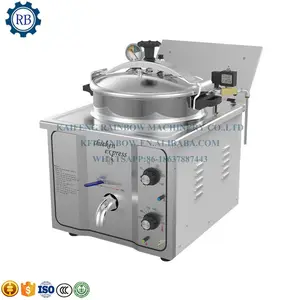 chicken table top oil 16l pressure open fryer fried chicken kfc chicken frying machine pressure fryer broast machine