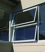 NFRC AS2047 CE TOMA Schwenkbares Vertikales Einbruchsicheres Edelstahl-Faltsystem Modernes Design Aluminium-Glasfenster-Markise für Aluminiumlegierung