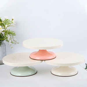 Plato Giratorio para Tartas de 10 Pulgadas, Base de ABS Antideslizante, Ecológico <span class=keywords><strong>y</strong></span> Saludable para Cocina - Product Image 4