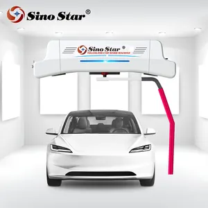 गैस स्टेशन/वॉश शॉप के लिए सिनो स्टार पूरी तरह से स्वचालित टचलेस कार वॉशिंग सिस्टम मशीन की कीमत ब्रशलेस कार वॉश उपकरण