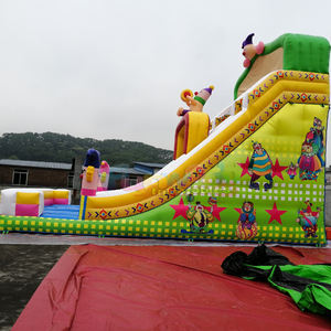 Estructura de Juego Premium, Casa de Brinco de PVC Colorida, Tobogán Inflable con Diseño de Payaso para Interiores y Exteriores - Product Image 4