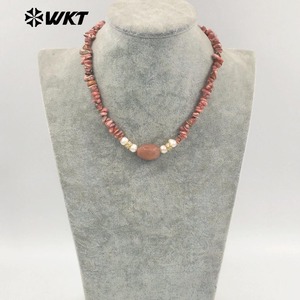 Hermoso collar <span class=keywords><strong>de</strong></span> piedras preciosas <span class=keywords><strong>de</strong></span> <span class=keywords><strong>colores</strong></span> naturales <span class=keywords><strong>de</strong></span> la primavera <span class=keywords><strong>con</strong></span> piedra pequeña y perla pequeña circón chapado en oro regalo especial para mujer - Product Image 5