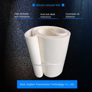 Yüksek sıcaklık silikon konveyör bant | Tavlama fırını için ısıya dayanıklı 180 derece silikon kemer - Product Image 3