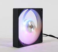 Grand volume d'air Ventilateur de boîtier de jeu pour ordinateur Ventilateur refroidisseur de processeur ARGB en plastique avec moteur puissant en métal moyen