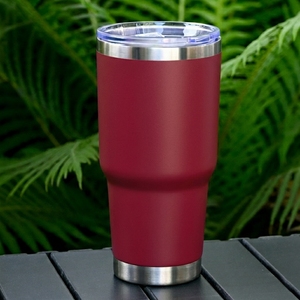 Custom Logo 30oz Powder Coated Stainless Steel Car Tumbler 30 oz Vacuum Insulated Leak Proof Travel <b>Coffee</b> Mug - Product Image 1