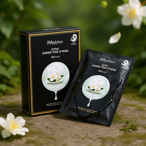 Masque tonifiant au jasmin actif JMsolution, masque facial en feuille à la vitamine C ultime pour tous types de peaux, soin quotidien - Product Image 2