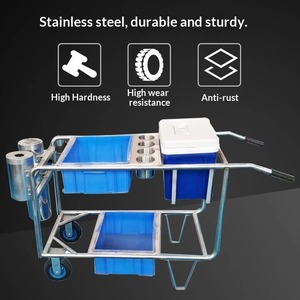 <span class=keywords><strong>Carrello</strong></span> per Inseminazione Artificiale e Allattamento Suini in Acciaio Inossidabile per Veterinaria - Product Image 6