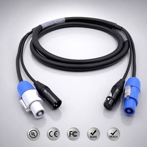 <span class=keywords><strong>Cable</strong></span> híbrido PowerCON a XLR <span class=keywords><strong>de</strong></span> 3 pines personalizado para estación <span class=keywords><strong>de</strong></span> alimentación <span class=keywords><strong>de</strong></span> bajo voltaje <span class=keywords><strong>de</strong></span> cabezales móviles, 1M-10M, cobre puro, cubierta <span class=keywords><strong>de</strong></span> PVC, <span class=keywords><strong>de</strong></span> fábrica OEM - Product Image 3