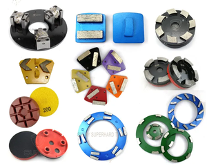 Anillos de Diamante para Pulir SUNNY, Multisegmentos, con Unión Metálica, Cambio Rápido, 16 Unidades # -400 #   Difícil para la pulidora de pisos Klindex - Product Image 3